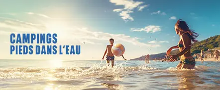 Campings les pieds dans l'eau