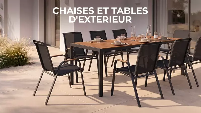 Chaises Et Tables D'Extérieur