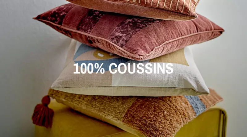 100% coussins