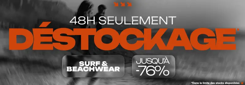 Déstockage Surf