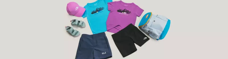 The North Face + Columbia + Jack Wolfskin - Enfant