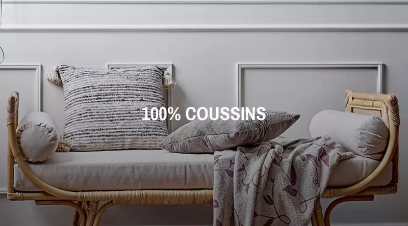 100% coussins