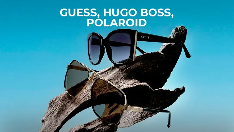 Guess, Hugo Boss, Polaroid & Autres Marques
