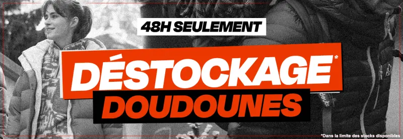 Déstockage Doudounes