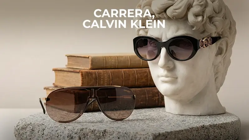 Carrera, Guess, Calvin Klein & autres marques