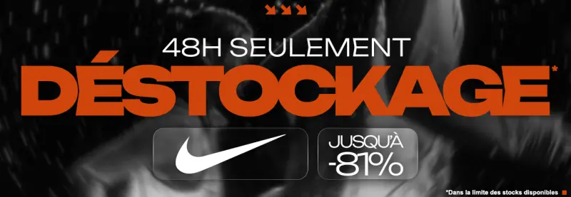Déstockage Nike