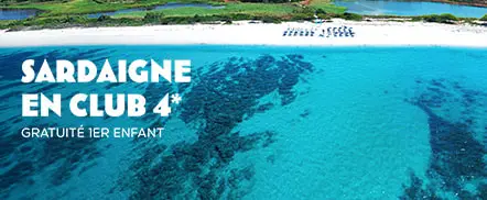 Sardaigne en club 4* - Gratuité 1er enfant