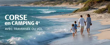 Camping Sagone 4* avec traversée ou vols