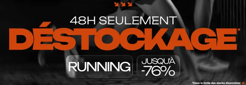 Déstockage Running