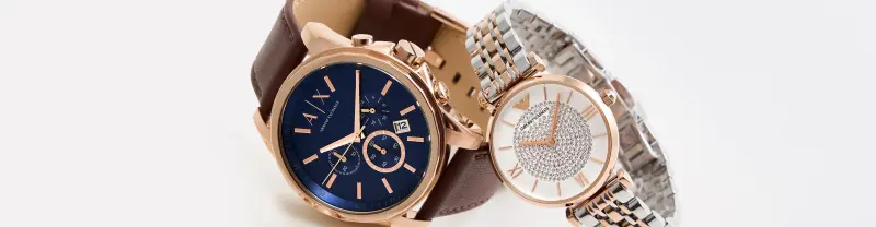 Armani Exchange + Emporio Armani - Bijoux & Montres