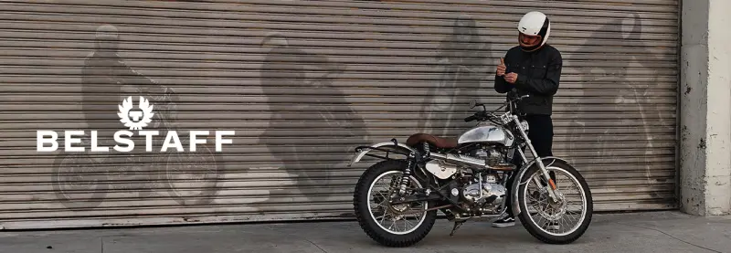 Belstaff & casques moto
