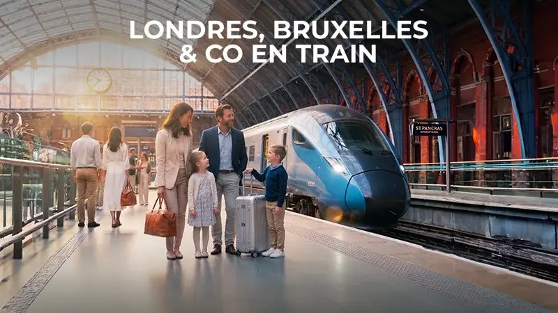 Londres, Bruxelles & Co en train