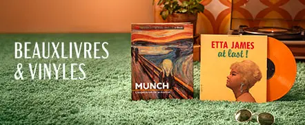 Beaux livres et vinyles