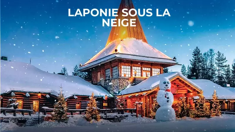 Laponie sous la neige
