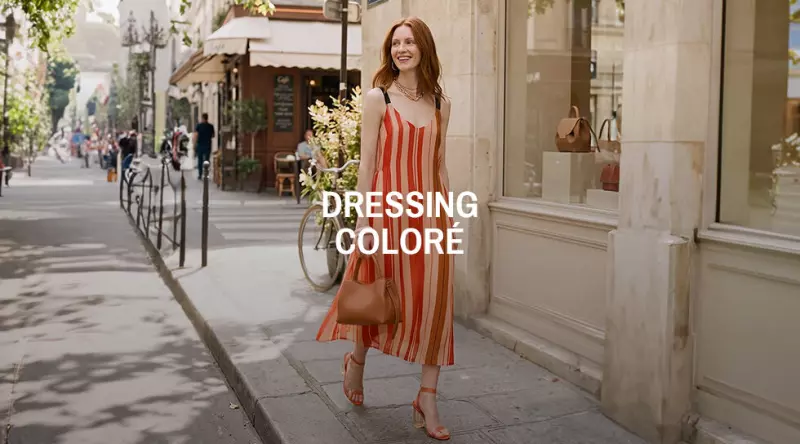Dressing coloré