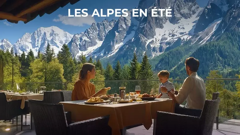 Les Alpes en été