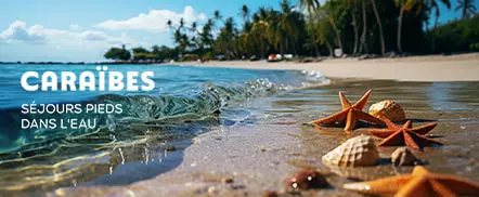 Caraïbes, Séjours pieds dans l'eau