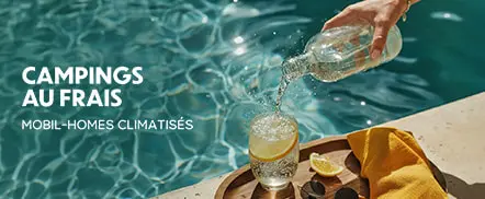 Campings au frais - mobil-homes climatisés
