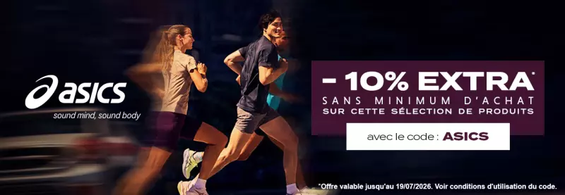 Code Asics Juillet