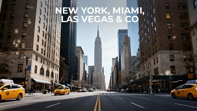 New York, Miami, Las Vegas & Co