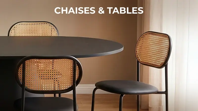 Chaises Et Tables