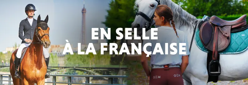 En selle à la Française