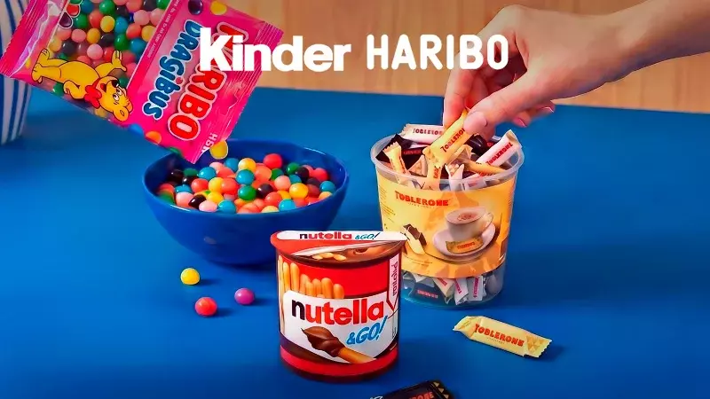 Nutella, kinder, haribo et autres confiseries