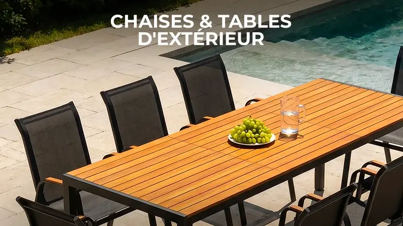 Chaises & Tables D'Extérieur