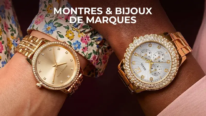 Montres et bijoux de marques