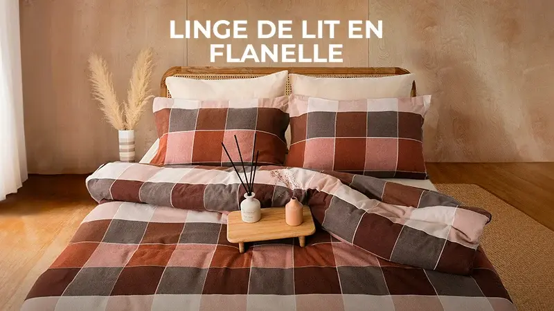 Linge de lit en flanelle