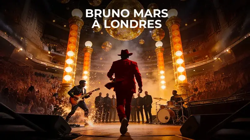 Concert à Londres Bruno Mars