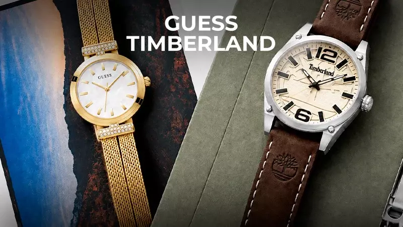 Timberland et guess