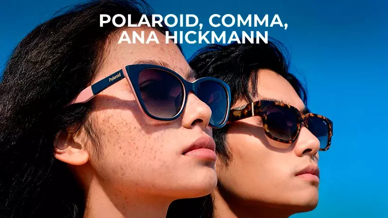 Polaroid, ana hickmann, comma & other brands