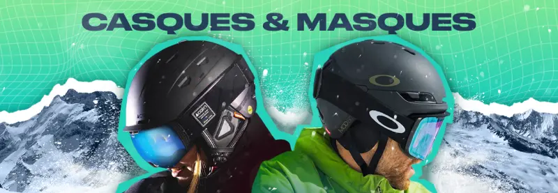 Casques et masques de ski