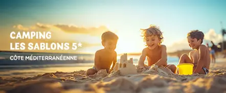 Camping Les Sablons 5* - Côte Méditerranéenne