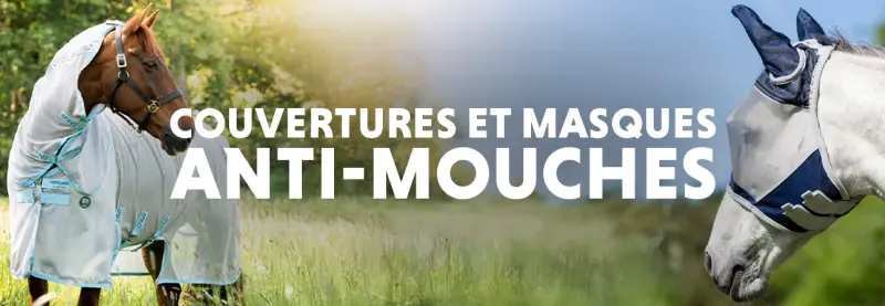 Couvertures & masques anti-mouches