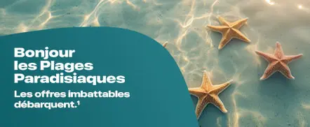 Offre du moment : plages paradisiaques