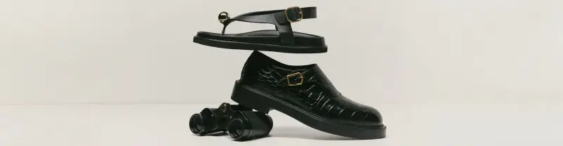 Sandales & chaussures plates de designers de mode