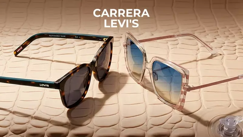 Carrera, levi's, guess & other brands