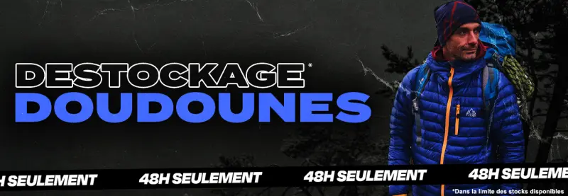 Déstockage Doudounes