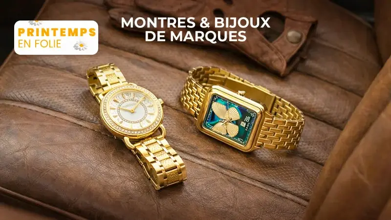 Montres et bijoux de marques