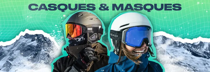 Casques et masques de ski