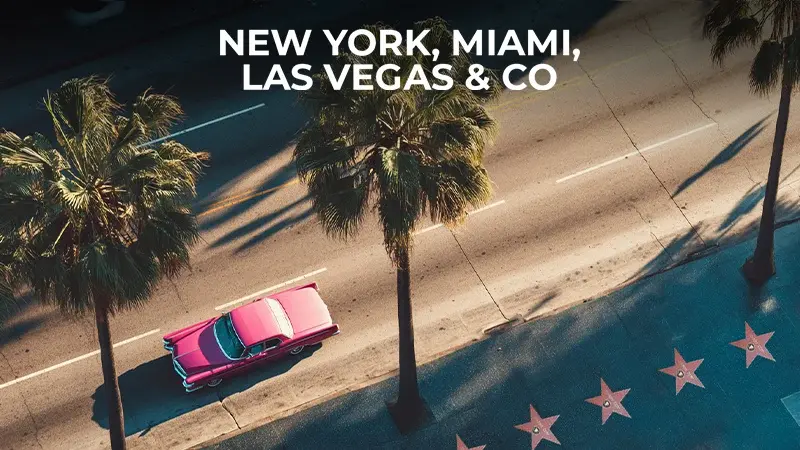 New York, Miami, Las Vegas & Co
