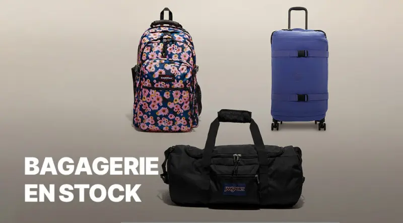 Bagagerie en stock