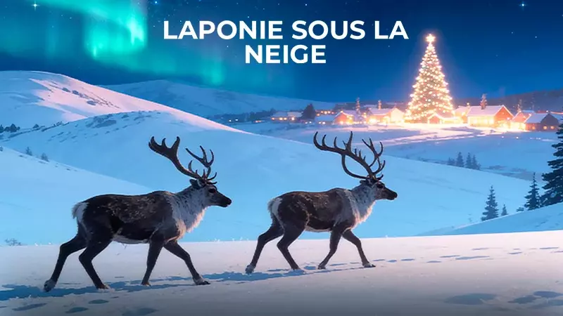 Laponie sous la neige