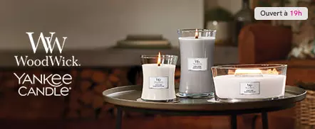 WoodWick et Yankee Candle