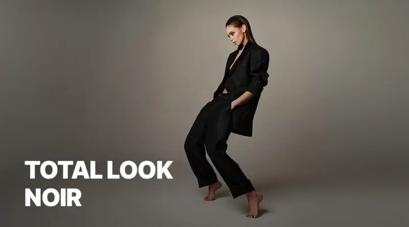 Total look noir