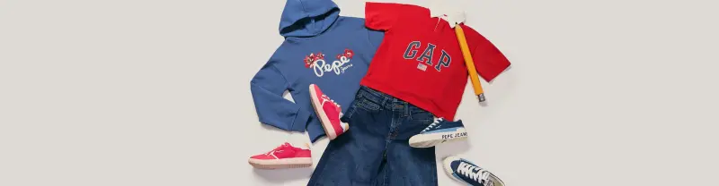 Pepe Jeans + Abercrombie & Fitch + GAP - Enfant