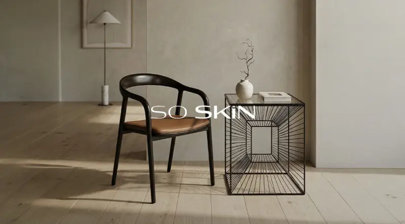So skin