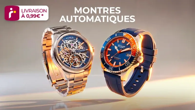 Montres automatiques et chronographes